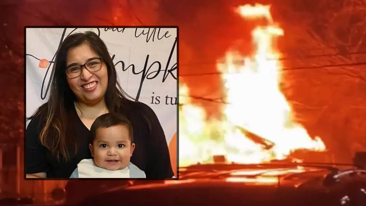 Mamá heroína de 31 años muere con su bebé en un incendio luego de salvar a sus otros dos hijos