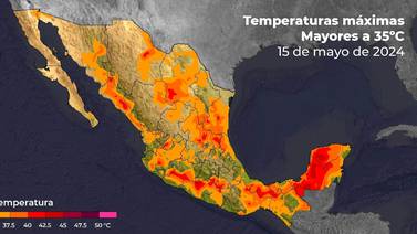 Pronóstico del clima: Ambiente caluroso a muy caluroso en México