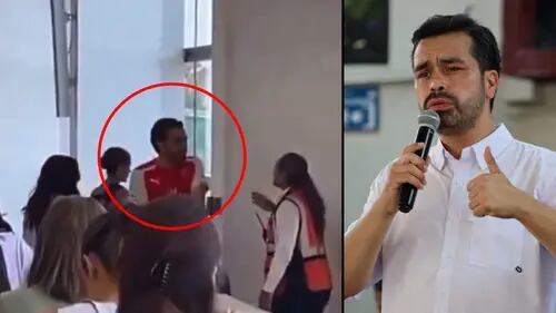 VIDEO: ¿Regañaron a Jorge Álvarez Máynez en aeropuerto?