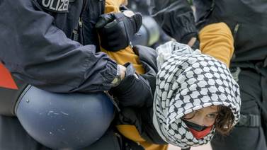 Disuelven un campamento de manifestantes pro-palestina en Berlín mientras estas se extienden a toda Europa