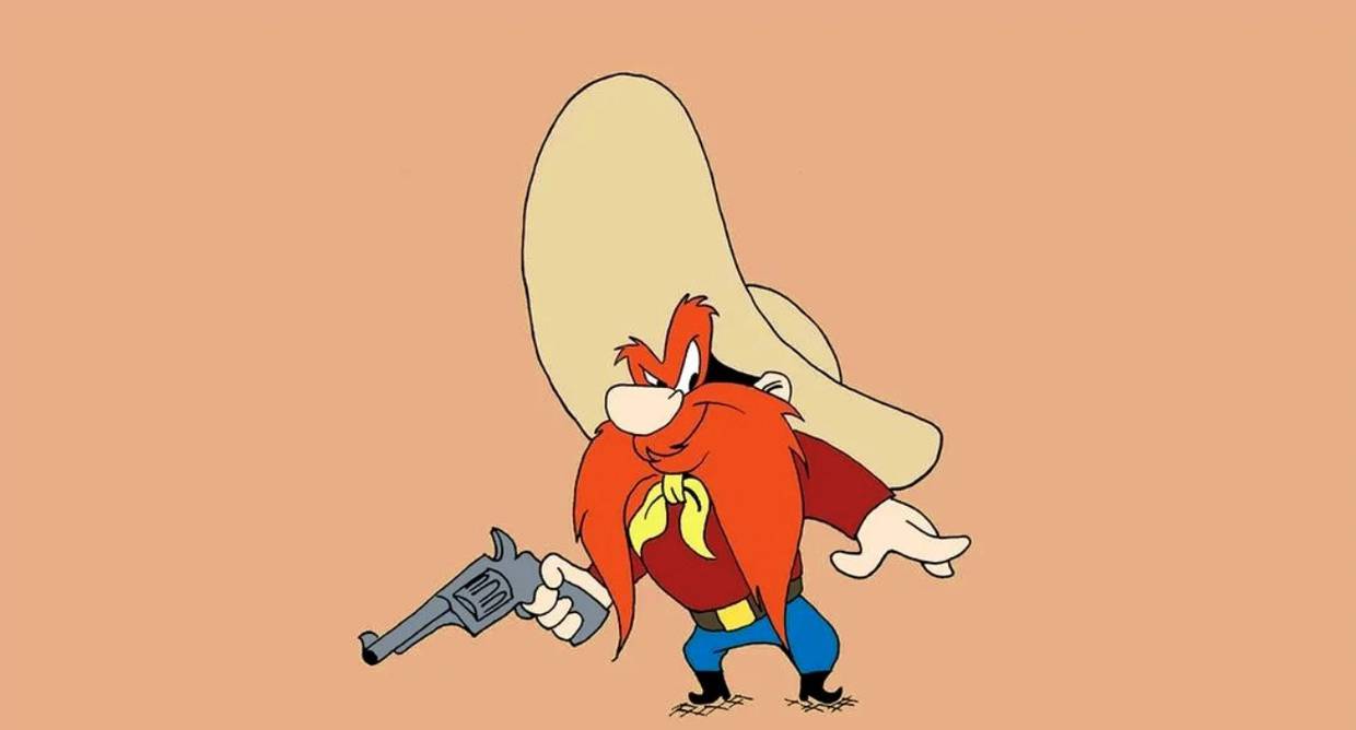 Sam Bigotes de los Looney Tunes.