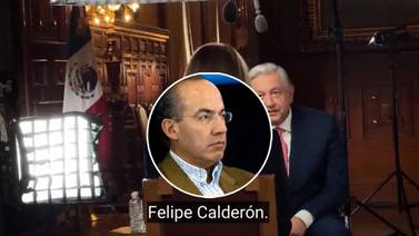 ¿La cortaron? Filtran parte sobre Felipe Calderón de entrevista a AMLO en 60 minutes