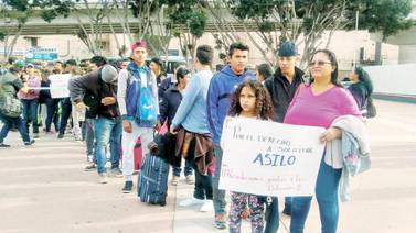 Piden asilo político a EU 50 migrantes centroamericanos