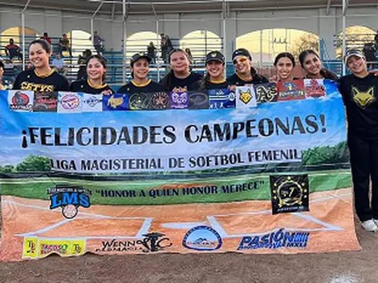 Zorros se proclamó campeón en la Liga Magisterial de Softbol Femenil
