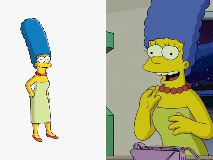 Cómo se vería Marge Simpson en la vida real según la IA