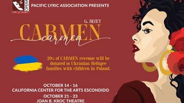 Ópera Carmen se presentará en el Centro de Artes de Escondido