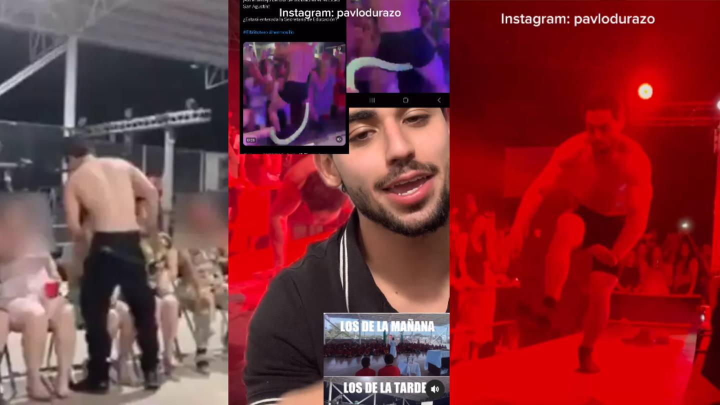 El joven quiere aprovechar que "ya se quemó" para subir seguidores en Instagram luego de participar como Stripper en el festival del Día de las Madres de la escuela privada.