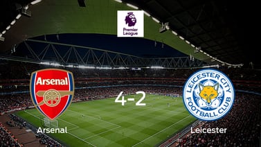 Arsenal se hace fuerte en casa y gana a Leicester City (4-2)