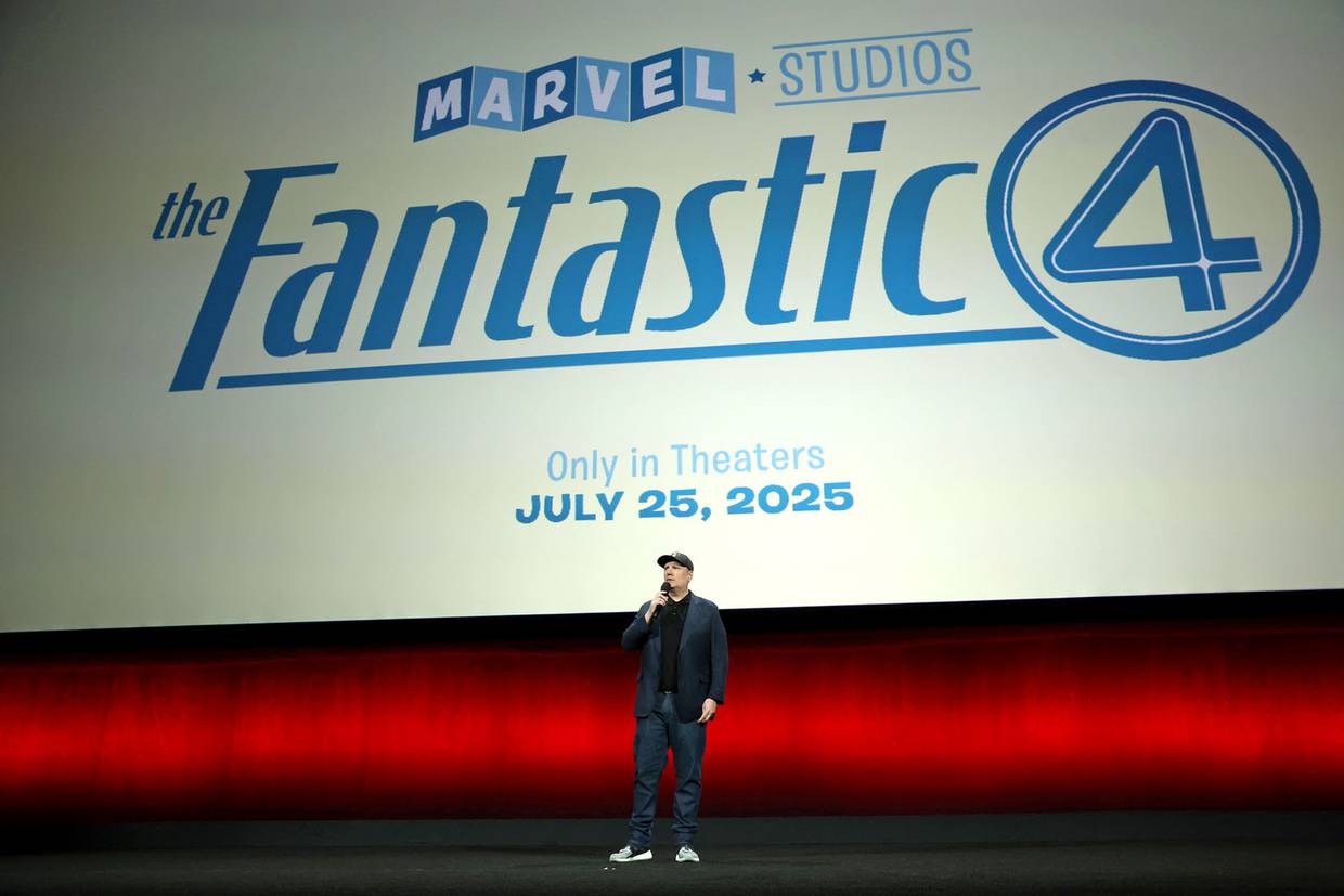 Kevin Feige de Marvel también anunció “The fantastic 4” para el 25 de julio del 2025.